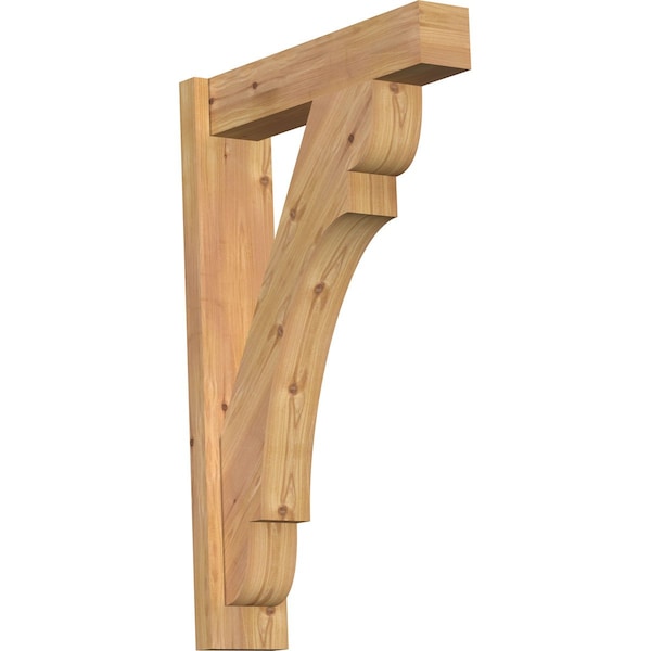 Ekena Millwork Olympic Block Smooth Outlooker, Western Red Cedar, 5 1/2"W x 22"D x 34"H OUT06X22X34OLY05SWR - main